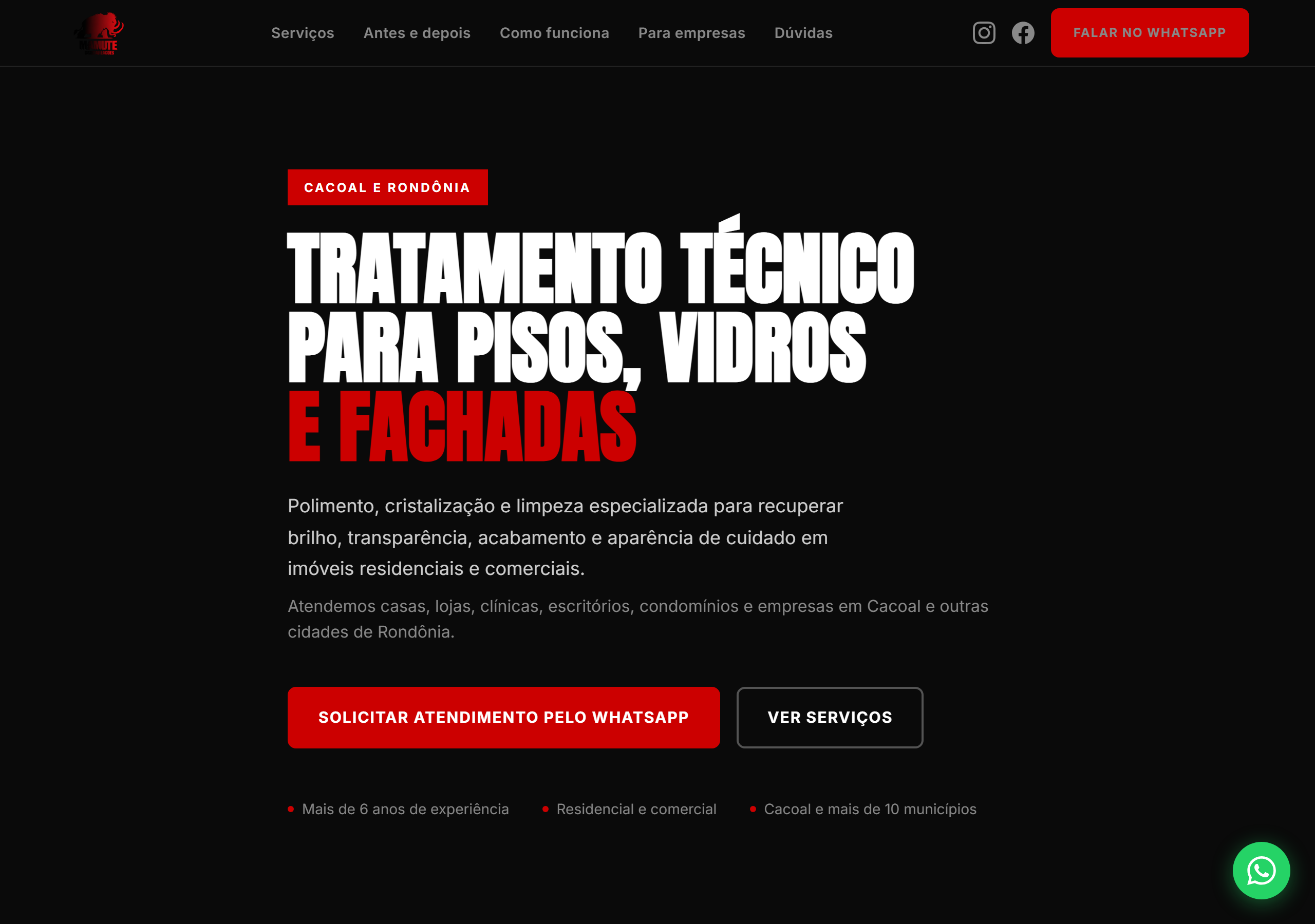 Mamute Cristalizações