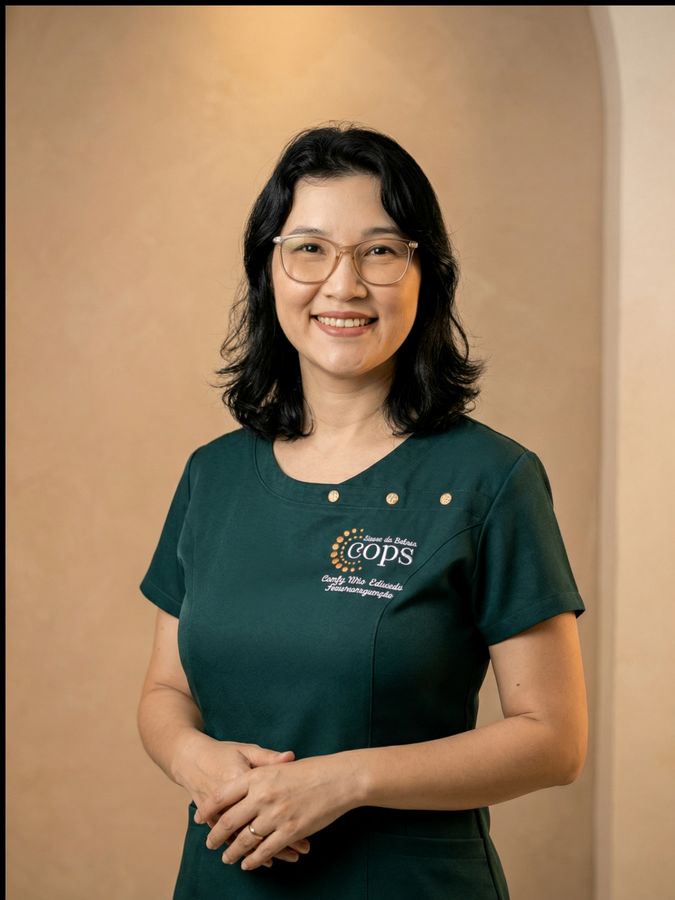 Flávia Vatanabe, fisioterapeuta da COPS